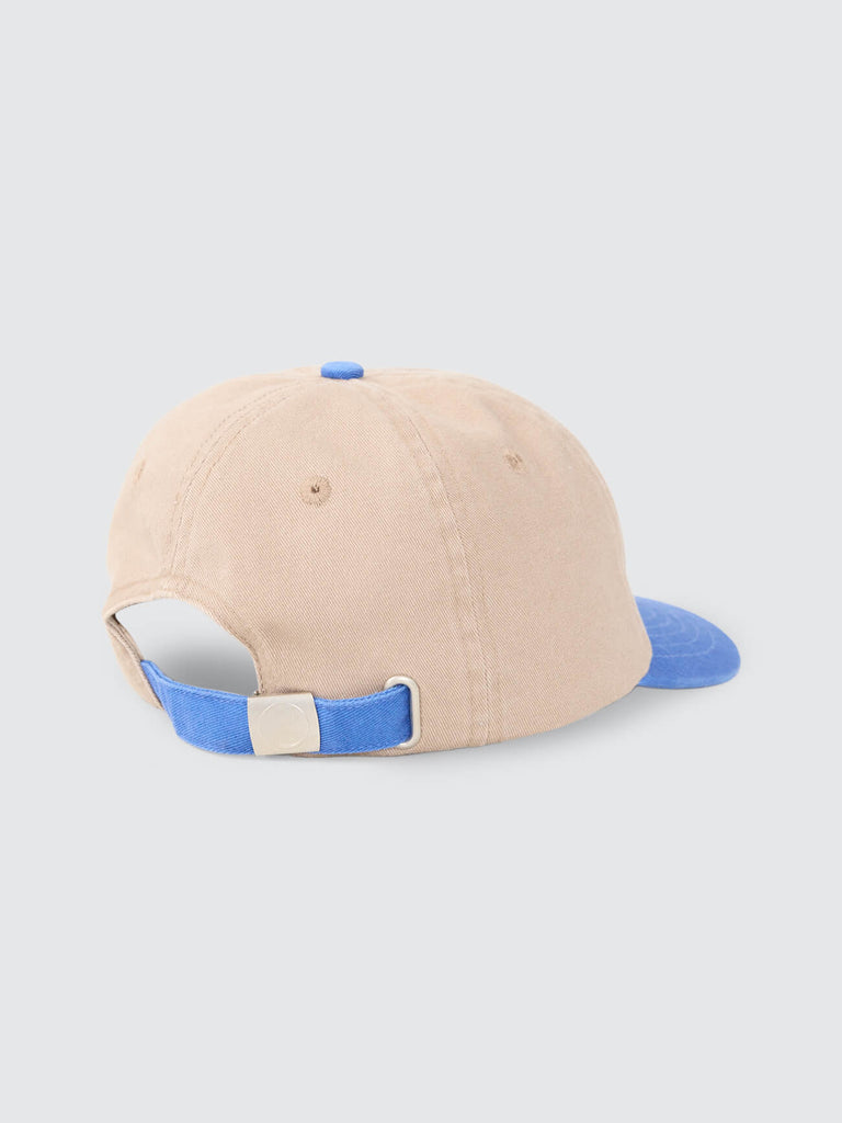 Worship Supplies Shadow Cherub 6 Panel Short Brim Hat - Blue/Tan