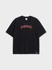 Billy Bones Club Plaid Bones Logo Tee - Washed Black detail
