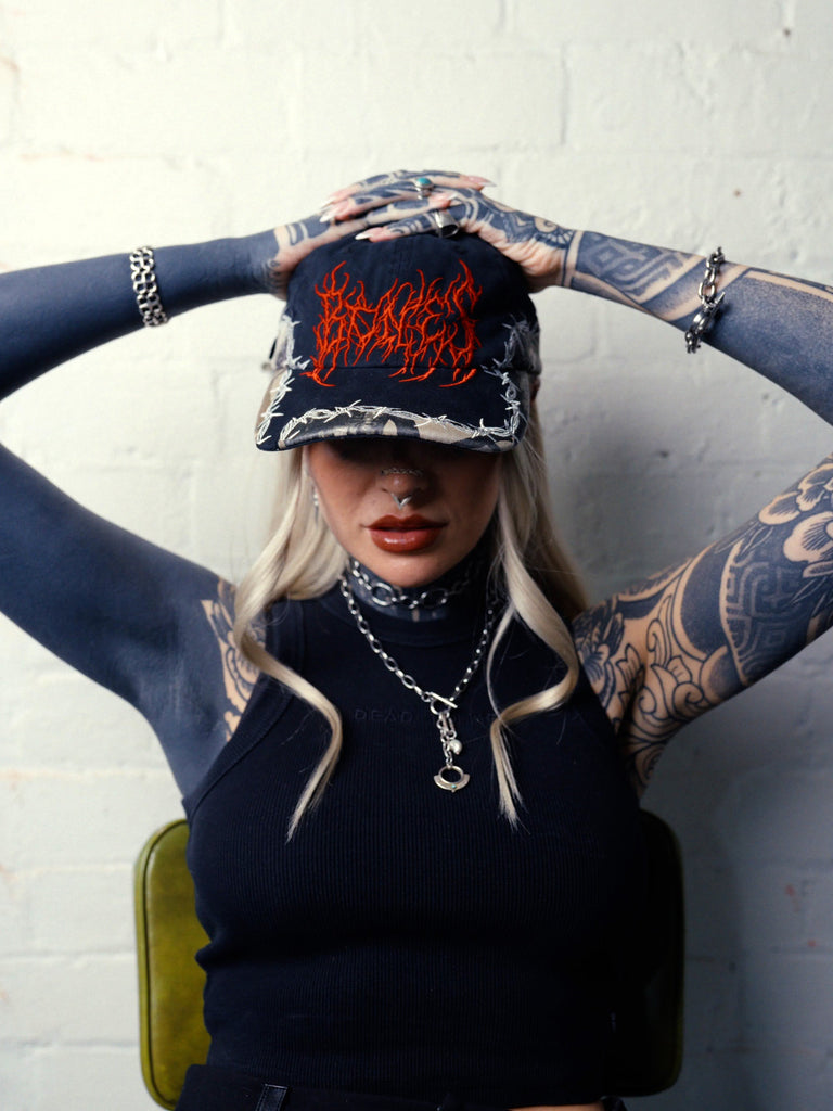 Billy Bones Club Rocker Thorn Cap - Black
