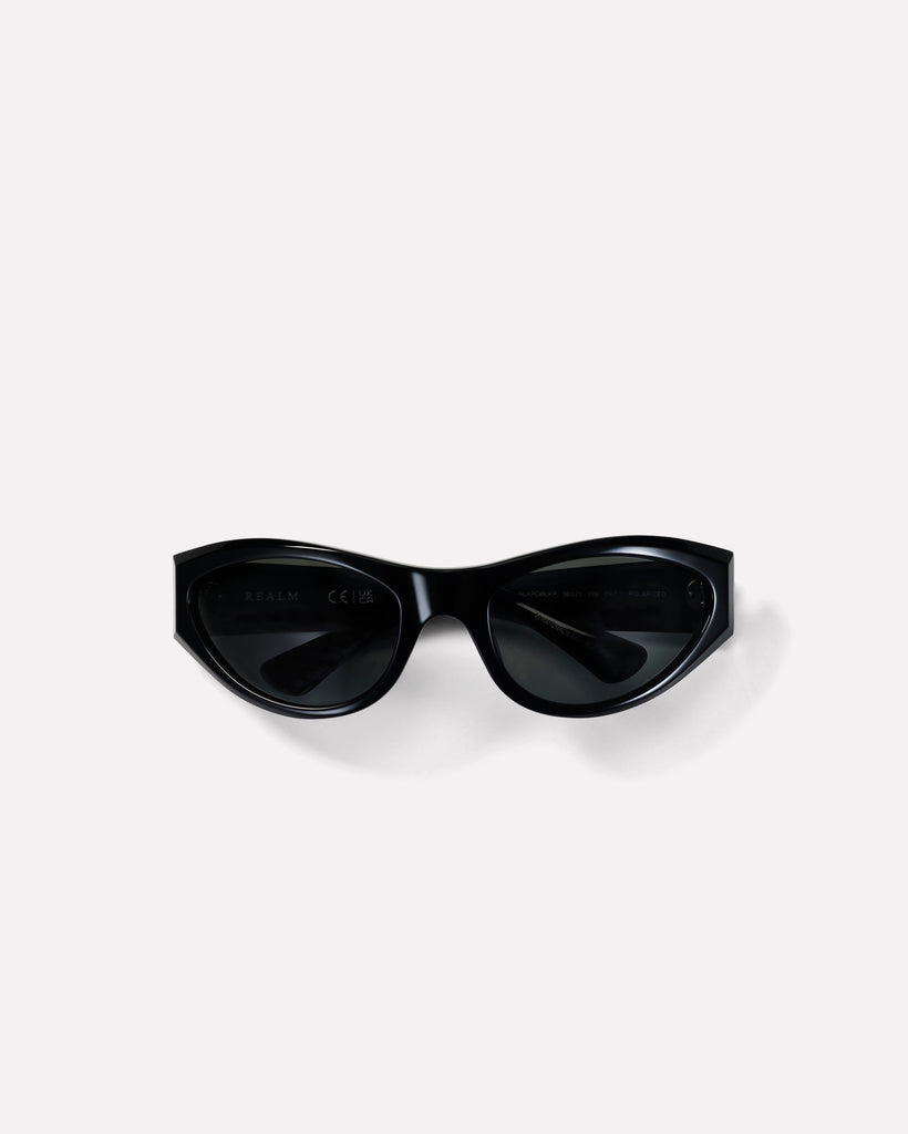 Realm Black Polished/Black Polarized angle view