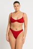 BOND-EYE GRACIE BALCONETTE - BAYWATCH RED RECYCLED