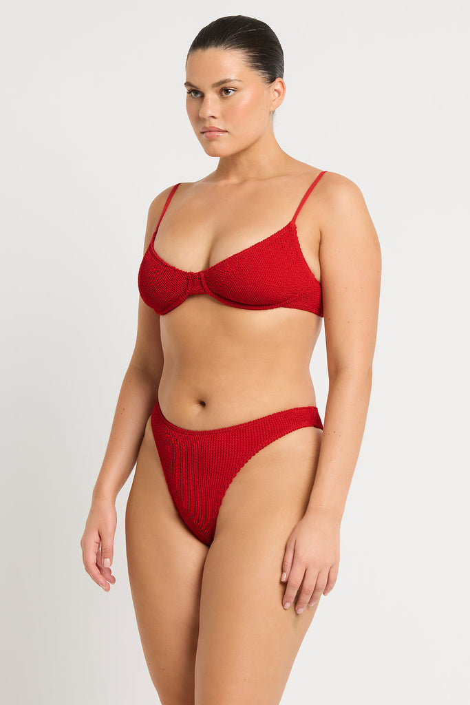 BOND-EYE GRACIE BALCONETTE - BAYWATCH RED RECYCLED