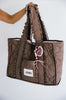 Juni Heart Bag Charm Cocoa Spot - lifestyle shot