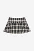 Billy Bones Club Tramp Stamp Skirt - Black/White Plaid