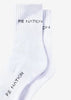 Signature Sock Optic White Black