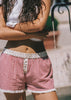Juni Josie Boxer Short Red Check