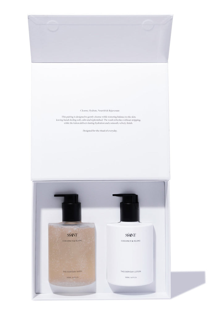 SSAINT The Everyday Wash & Lotion Bundle - Coconut and Ylang