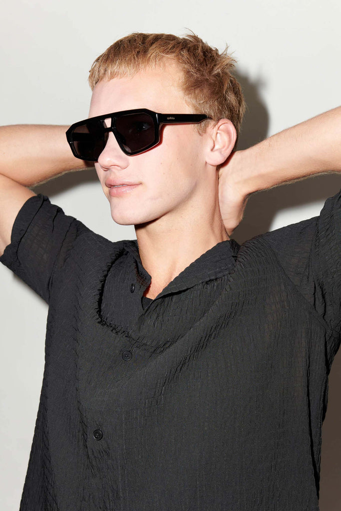 SZADE Lars Sunglasses - Black (Elysium Double Black/Ink Polarised) 6