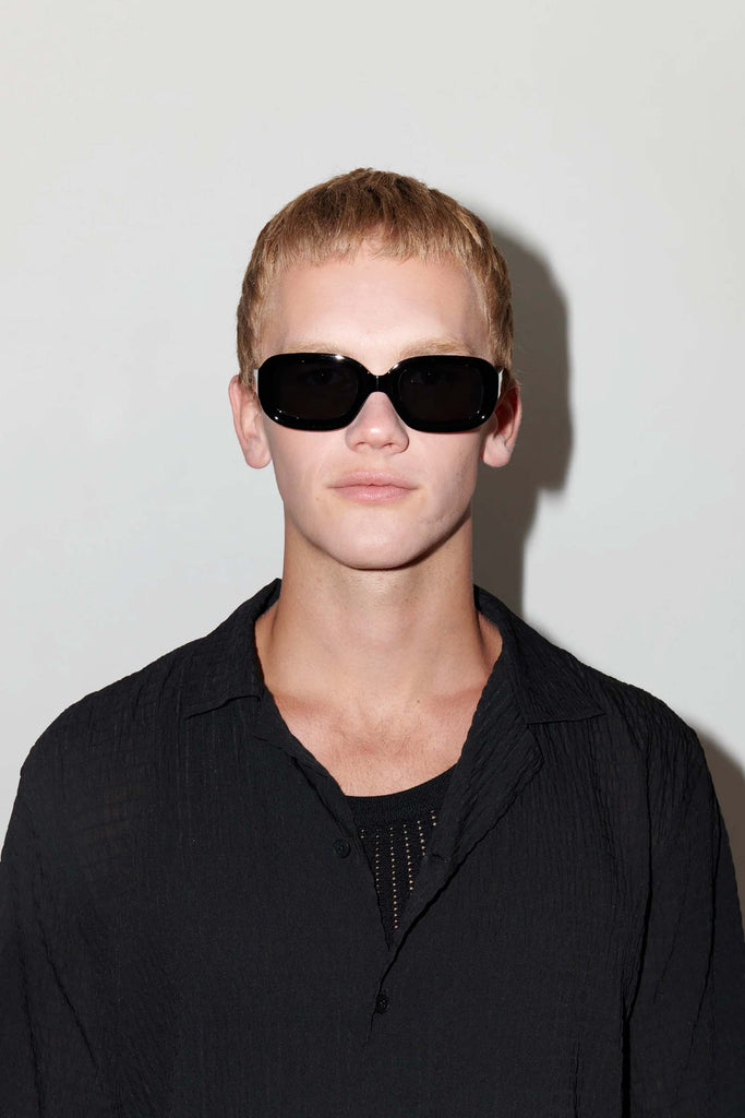SZADE Soho Sunglasses - Gloss Black (Black Ink) 5