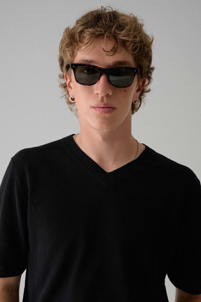 SZADE Hardy Sunglasses - Tort Gloss Green (Wasp/Moss Polarised) 6
