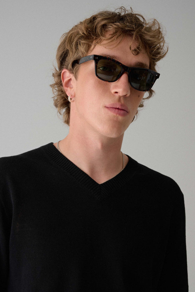 SZADE Hardy Sunglasses - Tort Gloss Green (Wasp/Moss Polarised) 7