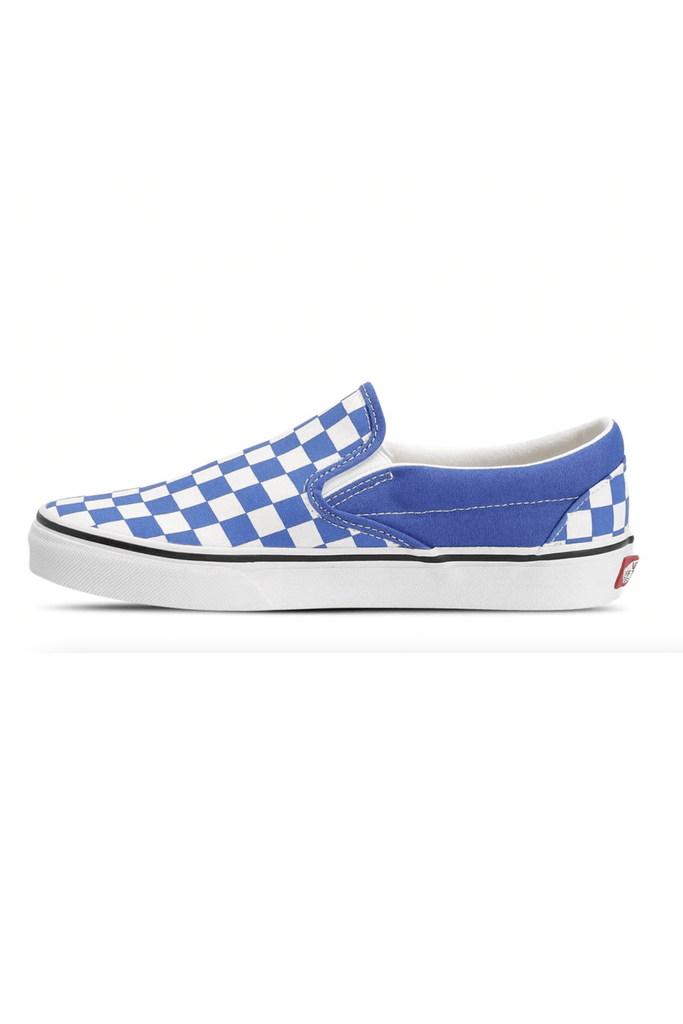 Blue vans checkerboard shop