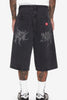 WORSHIP SUPPLIES SPINAL DOZER JEAN SHORT - USED BLACK