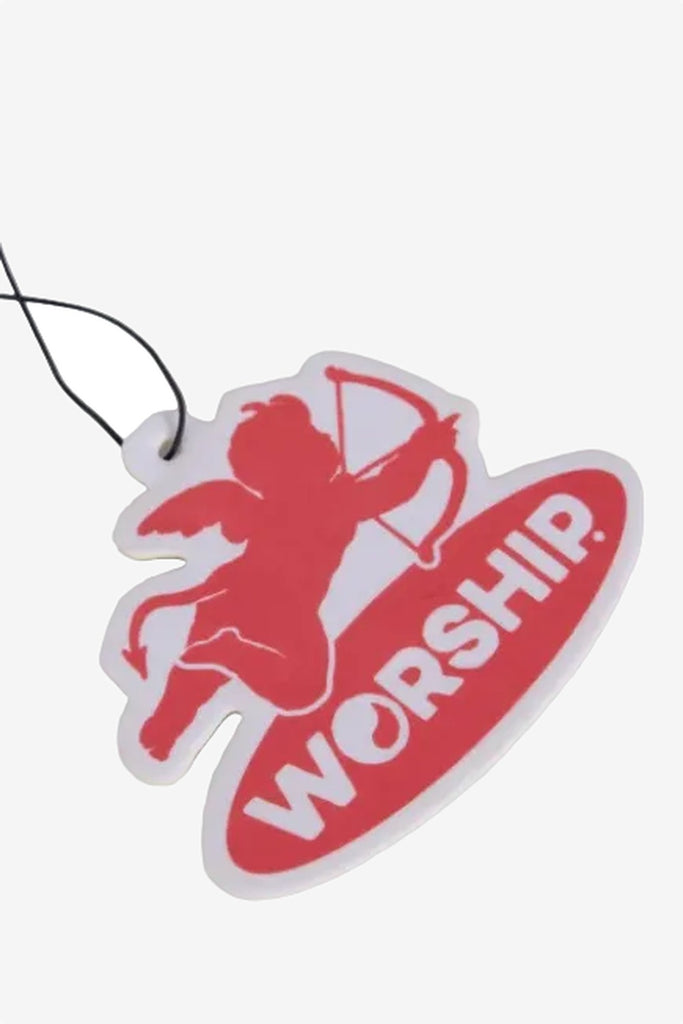 WORSHIP SUPPLIES SHADOW CHERUB CAR FRESHENER - RED
