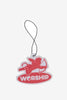 WORSHIP SUPPLIES SHADOW CHERUB CAR FRESHENER - RED