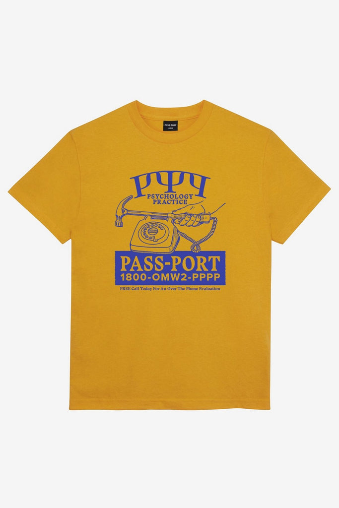 PASS~PORT HAMMER & NAIL TEE - GOLD