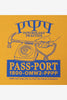 PASS~PORT HAMMER & NAIL TEE - GOLD