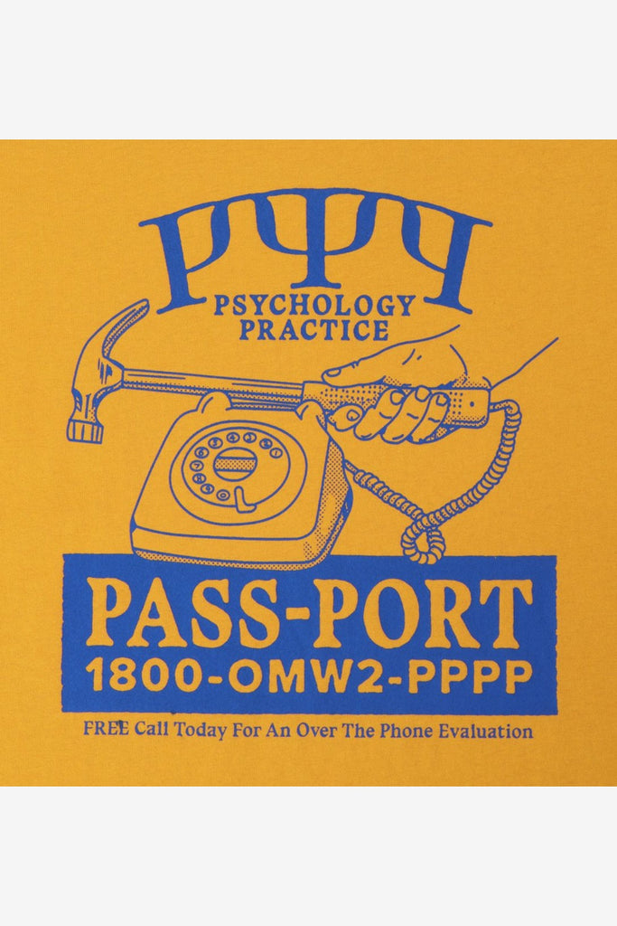 PASS~PORT HAMMER & NAIL TEE - GOLD