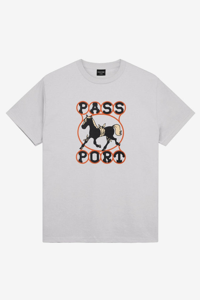 PASS~PORT PATCHED UP TEE - ASH