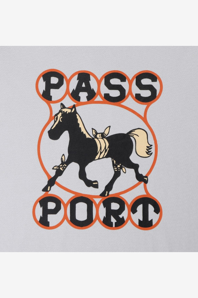 PASS~PORT PATCHED UP TEE - ASH