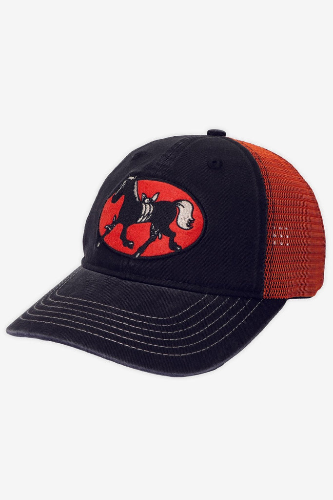PASS~PORT PATCHED UP LEAGUES TRUCKER CAP - BLACK