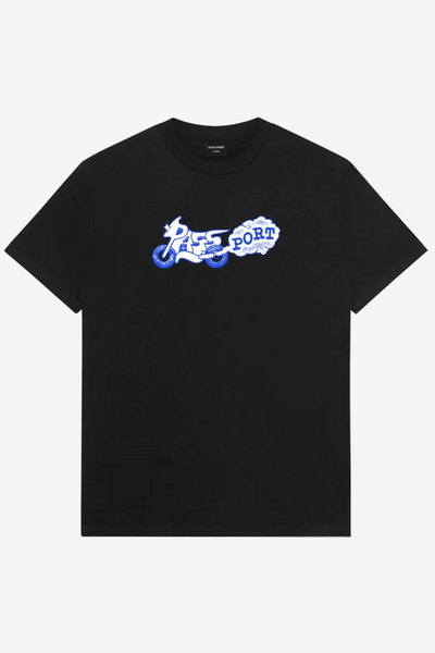 PASS~PORT MOTO TEE - BLACK