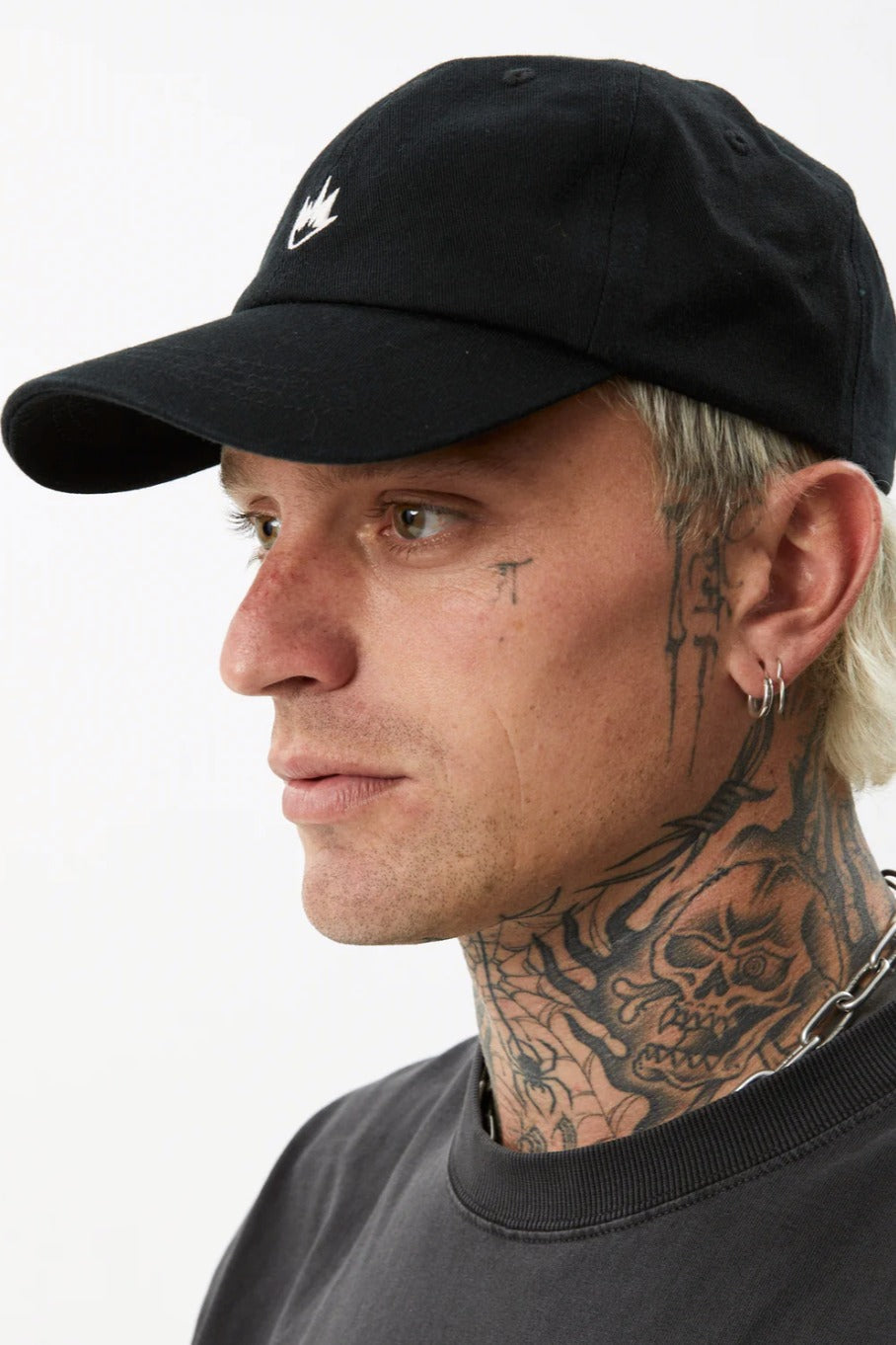 AFENDS SIX PANEL CAP - BLACK – Pretty Rad Store