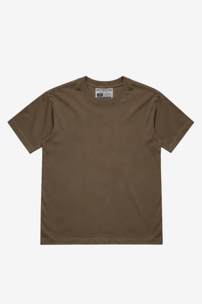 PRS SUPPLY CO.™ PREMIUM HEAVYWEIGHT BOX CROP TEE — WALNUT