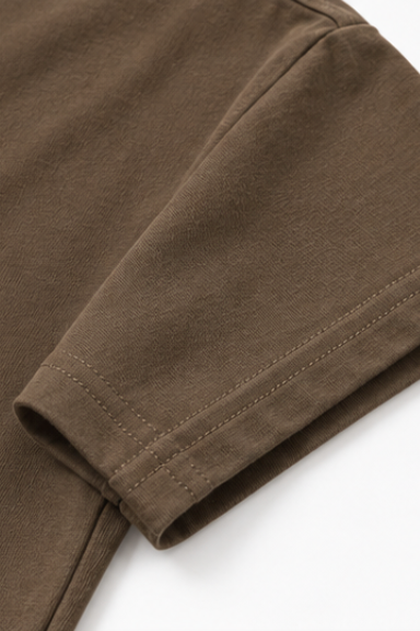 PRS SUPPLY CO.™ PREMIUM HEAVYWEIGHT BOX CROP TEE — WALNUT