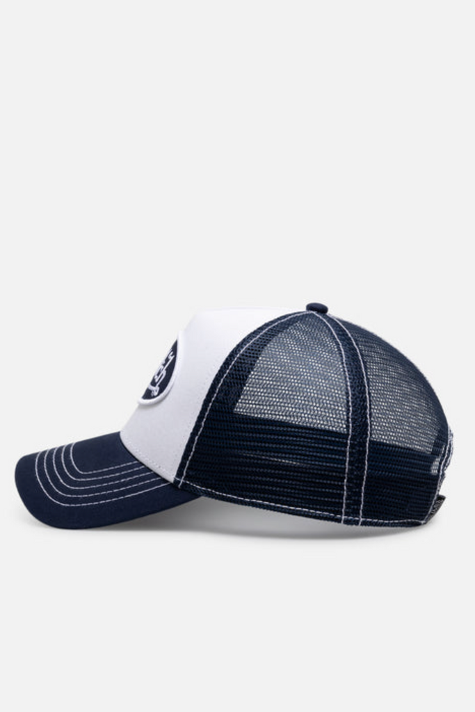 VON DUTCH TWILL TRUCKER HAT - DARK NAVY