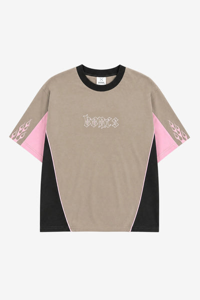 90's Steeze Panel Tee - 3 Tone