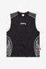 Billy Bones Club Flamed Muscle Tee - Black