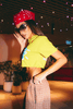 Sabbi Tattoo Club Crop - Yellow