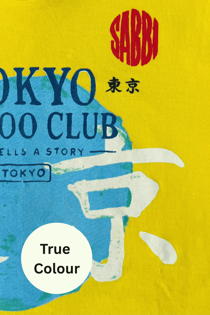 Sabbi Tattoo Club Crop - Yellow