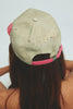 Sabbi The Aura Chip Cap - Khaki/Pink