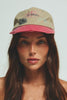 Sabbi The Aura Chip Cap - Khaki/Pink