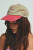 Sabbi The Aura Chip Cap - Khaki/Pink