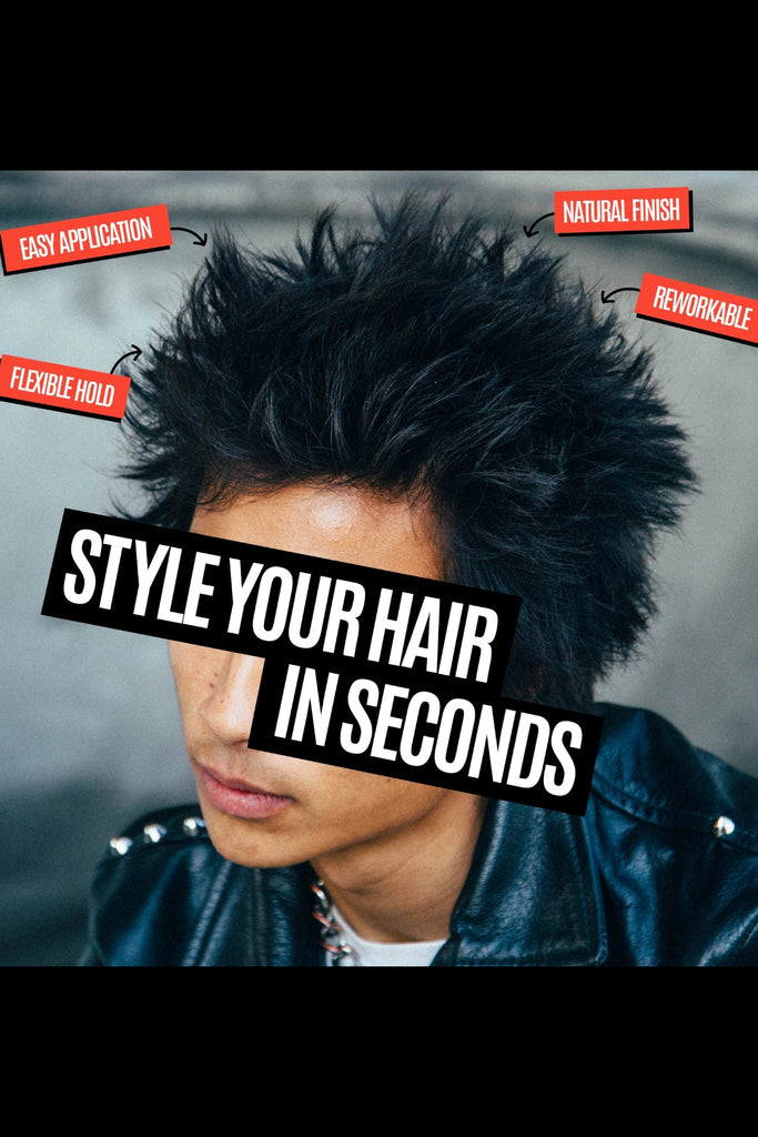 UPPERCUT DELUXE SKULL DUST STYLING POWDER styled look