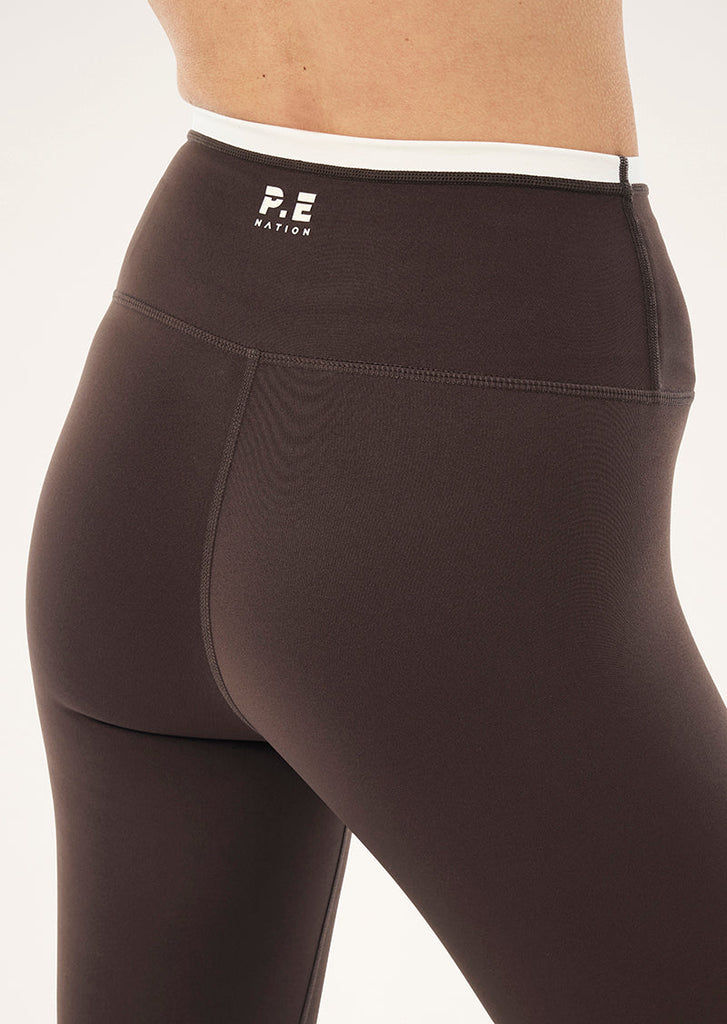 Vita Full Length Legging Coffee Whisper White