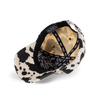 Von Dutch Animal Print Dad Cap in Beige/Black - product on white background