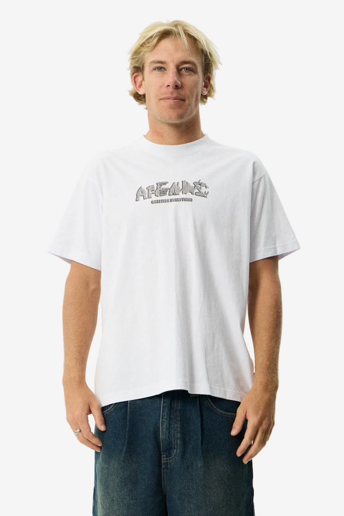 Lqd Metal Heavyweight Boxy Tee - White