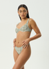 Scout Bikini Top - Olive Check