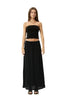 AFENDS Focus Seersucker Maxi Skirt - Black
