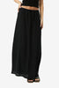 AFENDS Focus Seersucker Maxi Skirt - Black