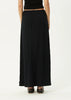 AFENDS Focus Seersucker Maxi Skirt - Black