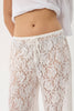AFENDS JONES - LACE PANT - WHITE