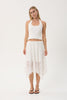 AFENDS NATALIA - LACE HANDKERCHIEF SKIRT - WHITE