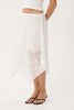 AFENDS NATALIA - LACE HANDKERCHIEF SKIRT - WHITE