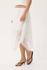 AFENDS NATALIA - LACE HANDKERCHIEF SKIRT - WHITE
