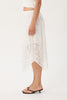 AFENDS NATALIA - LACE HANDKERCHIEF SKIRT - WHITE